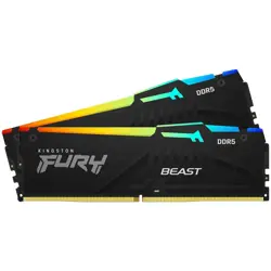 KINGSTON DRAM 16GB 6000MT/s DDR5 CL40 DIMM (Kit of 2) FURY Beast RGB EAN: 740617328530