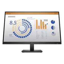 LCD HP 27" P27q G4; black;2560x1440, 1000:1, 250 cd/m2, HDMI, VGA, AG