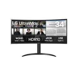 LG 34", 34WR50QK, 2x HDMI, DP, 100Hz, HDR10, WQHD