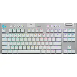 LOGITECH G915 X LIGHTSPEED Wireless Gaming Keyboard - WHITE - US INTL - 2.4GHZ/BT  - EMEA28i-935 - TACTILE