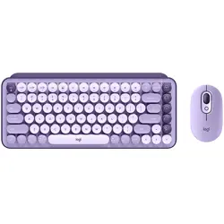 LOGITECH POP ICON COMBO - LILAC - US INTL - BT  - INTNL-973