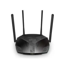 Mercusys AX3000 bežični usmjerivač (Dual-Band WiFi 6 Router) 574Mbps/2402Mbps (2.4GHz/5GHz), 802.11ax/ac/a/b/g/n, 3×G-LAN, 1×G-WAN, 4×5 dBi fiksne omni-direkcione antene