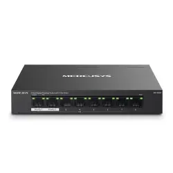 Mercusys MS108GP 8-Port Gigabit Desktop preklopnik (Switch) 7× Gigabit PoE+, 1× Gigabit Non-Po, Plug & Play, metalno kučište 