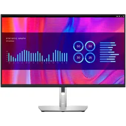 Monitor DELL Professional P3223DE 31.5in, 2560x1440, QHD, IPS, Antiglare, 16:9, 1000:1, 350 cd/m2, 8ms/5ms, 178/178, 2x DP, HDMI, USB-C (DP/PD), 4x USB 3.2, RJ-45, Tilt, Swivel, Pivot, Height Adjust, 