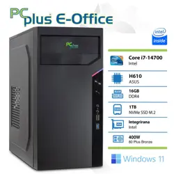 PCPLUS e-Office i7-14700 16GB 1TB NVMe SSD Windows 11 Home namizni računalnik