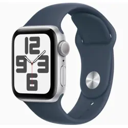 Refurbished Apple Watch SE (2022), 40mm, GPS, Silver Aluminum