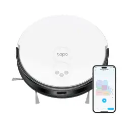 TP-Link Tapo RV20 Mop robotski usisivač i perač, LiDAR + Gyro Navigation, 2600 mAh, 400 ml Dustbin, 300ml Water Tank, WiFi/Bluetooth, Home/Alexa, Tapo APP